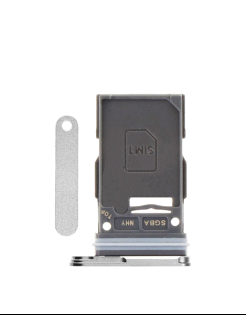Single Sim Card Tray For Samsung Galaxy S24 FE 5G (Premium) (White)