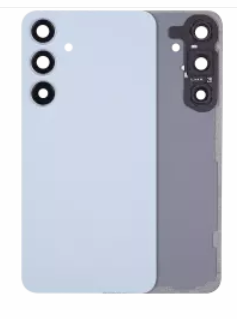 Back Cover Glass With Camera Lens For Samsung Galaxy S24 Plus 5G (No Logo) (Sapphire Blue)