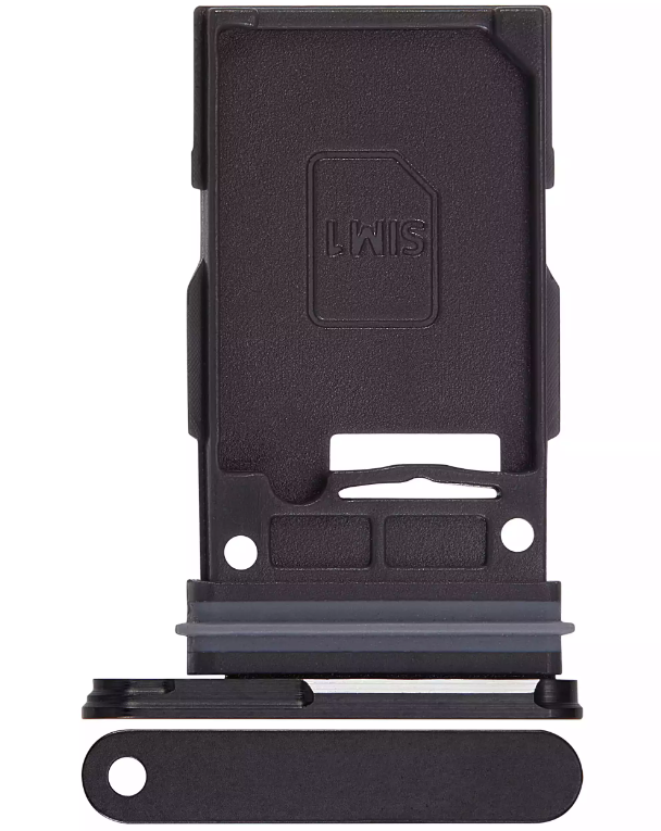 Single Sim Card Tray For Samsung Galaxy S24 5G / S24 Plus 5G (Onyx Black)
