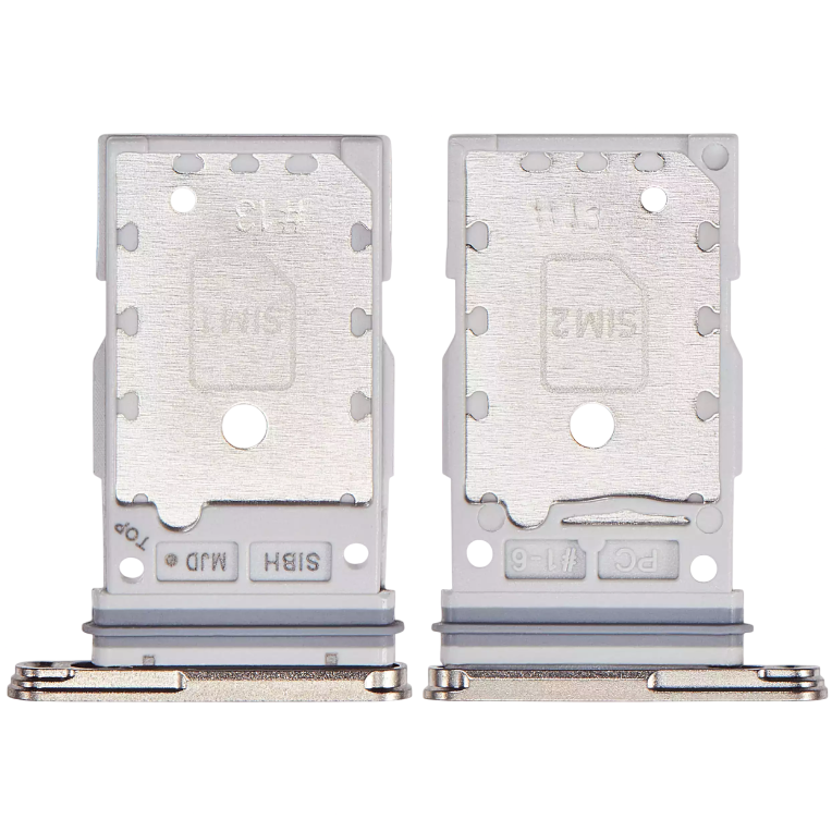 Dual Sim Card Tray For Samsung Galaxy S24 Ultra (Premium) (Gray)