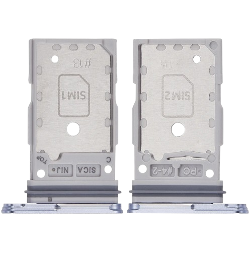 Dual Sim Card Tray For Samsung Galaxy S25 / S25 Plus (Premium) (Iceblue)