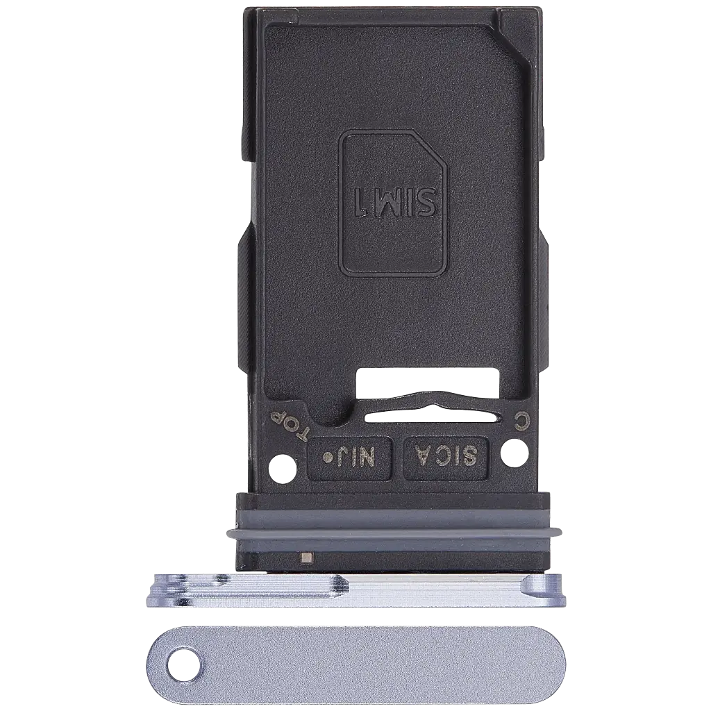 Single Sim Card Tray For Samsung Galaxy S25 / S25 Plus (Premium) (Iceblue)