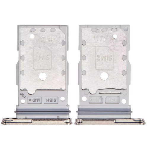 Dual Sim Card Tray For Samsung Galaxy S25 Ultra (Premium) (Titanium Gray)