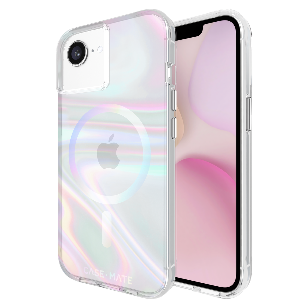 Case-mate - Soap Bubble Magsafe Case For Apple Iphone 16e    /    Iphone 15    /    Iphone 14    /    Iphone 13   /   Iphone 17e - Soap Bubble
