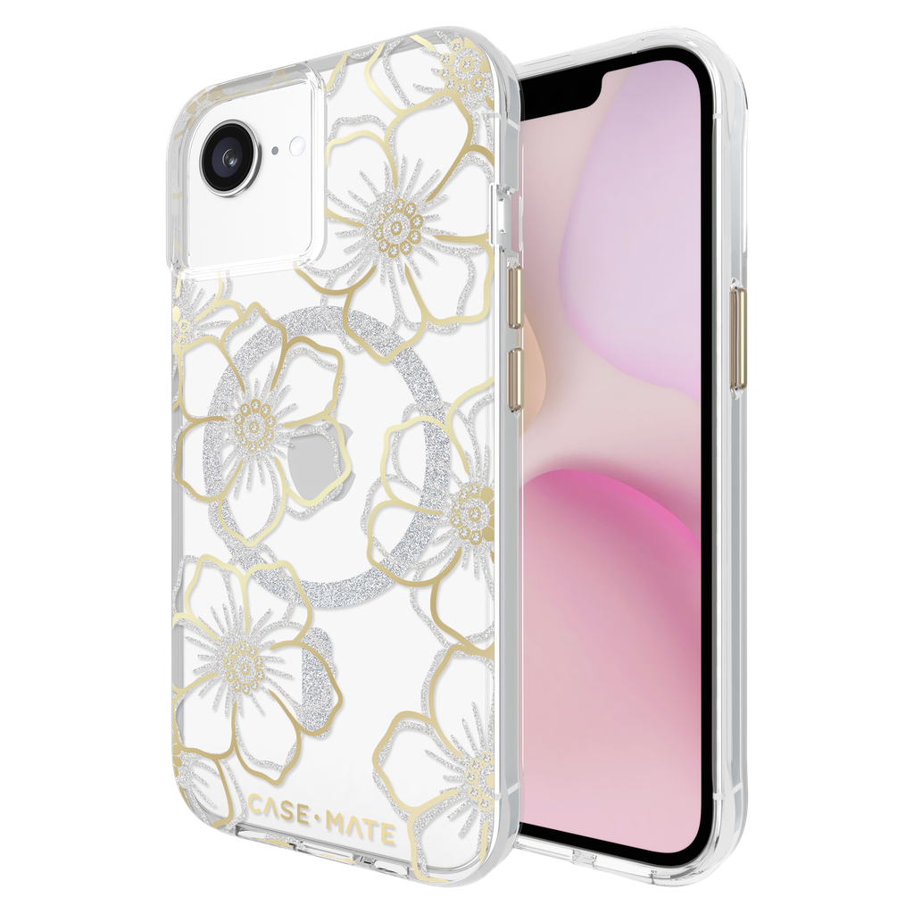 Case-mate - Floral Gems Mag Case For Apple Iphone 16e  / 15 / 14 / 13 / 17e -floral Gems