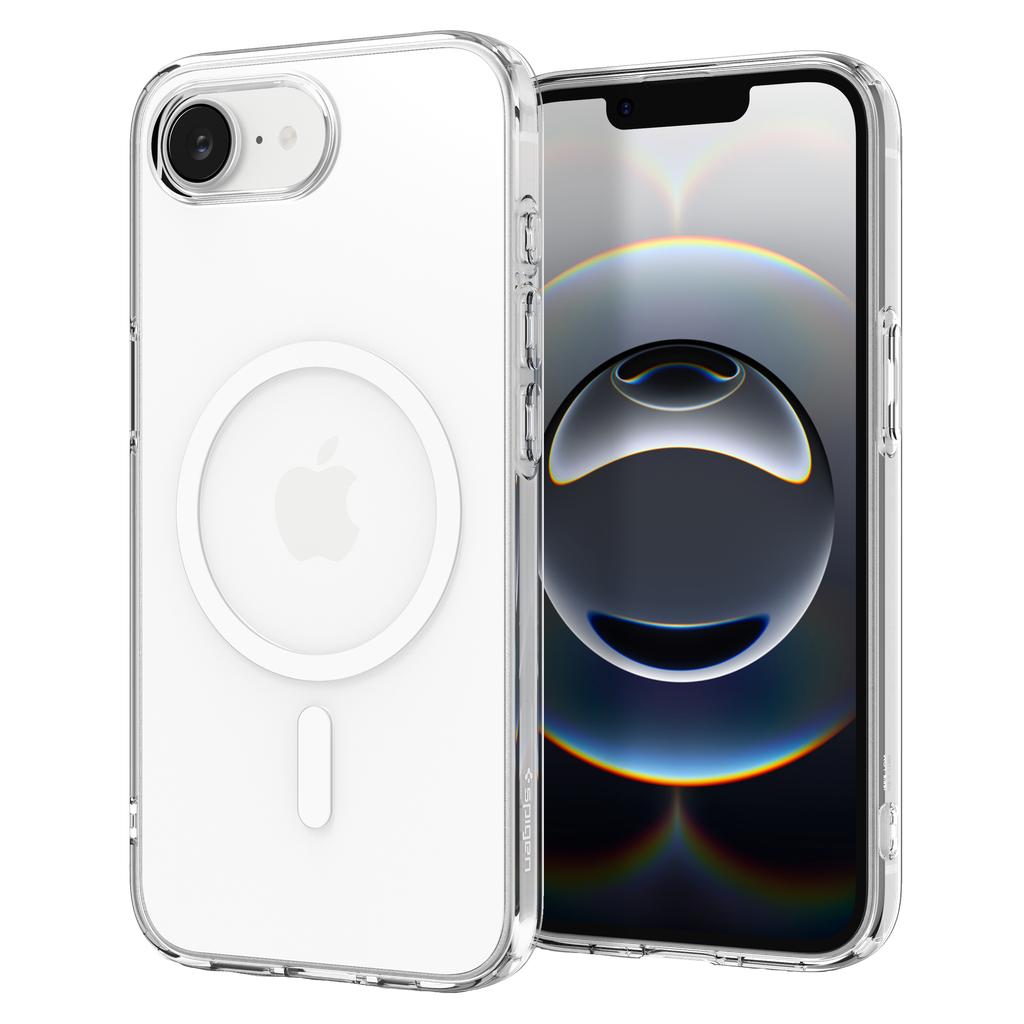 Spigen - Crystal Flex Mag Fit Case For Apple Iphone 16e - Clear White