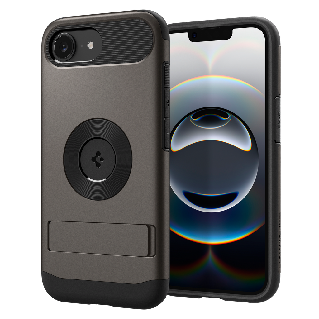 Spigen - Slim Armor Mag Fit Case For Apple Iphone 16e - Gunmetal