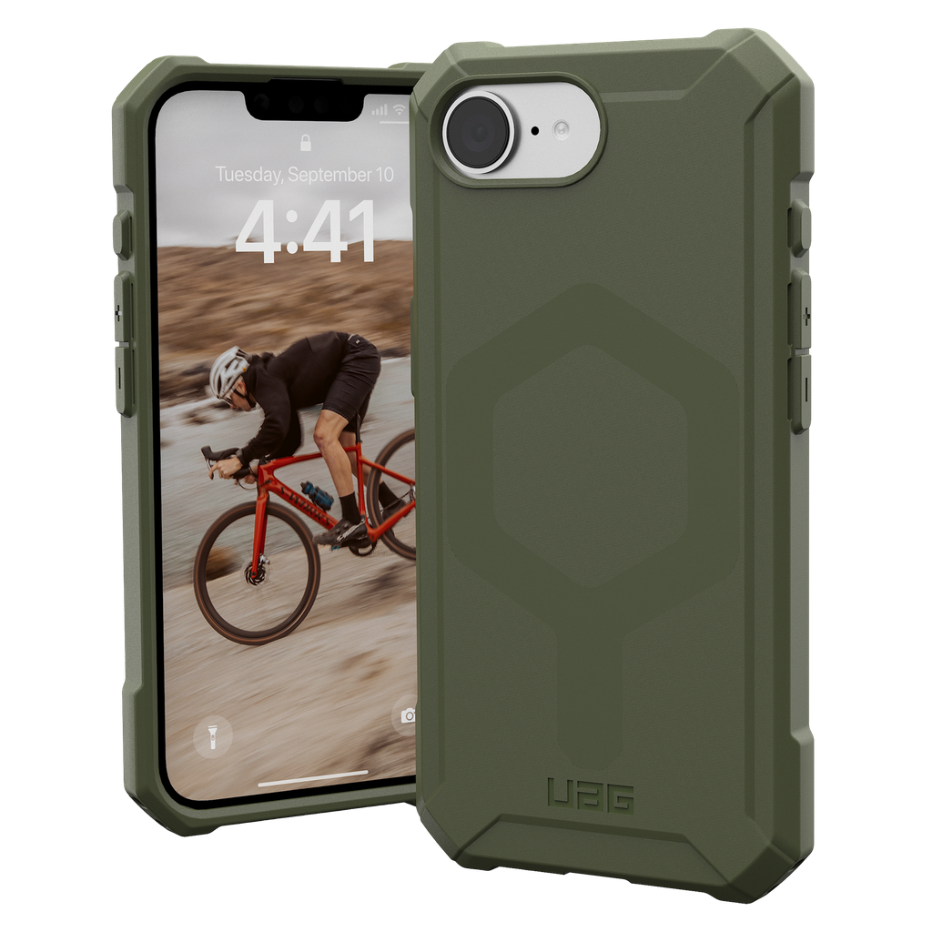Urban Armor Gear Uag - Essential Armor Magsafe Case For Apple Iphone 16e   /   Iphone 17e - Olive Drab