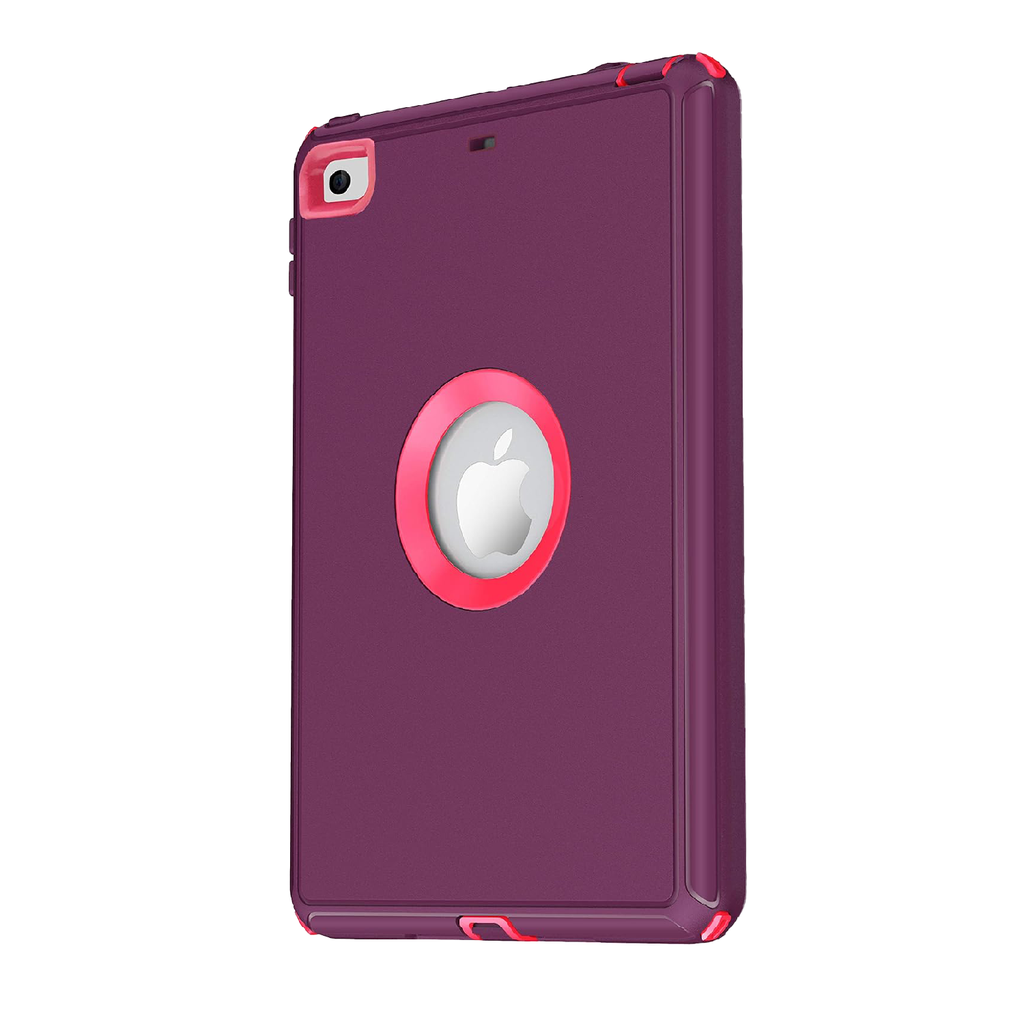 DualPro Protector Case for iPad 7 (10.2) - Burgundy & Red