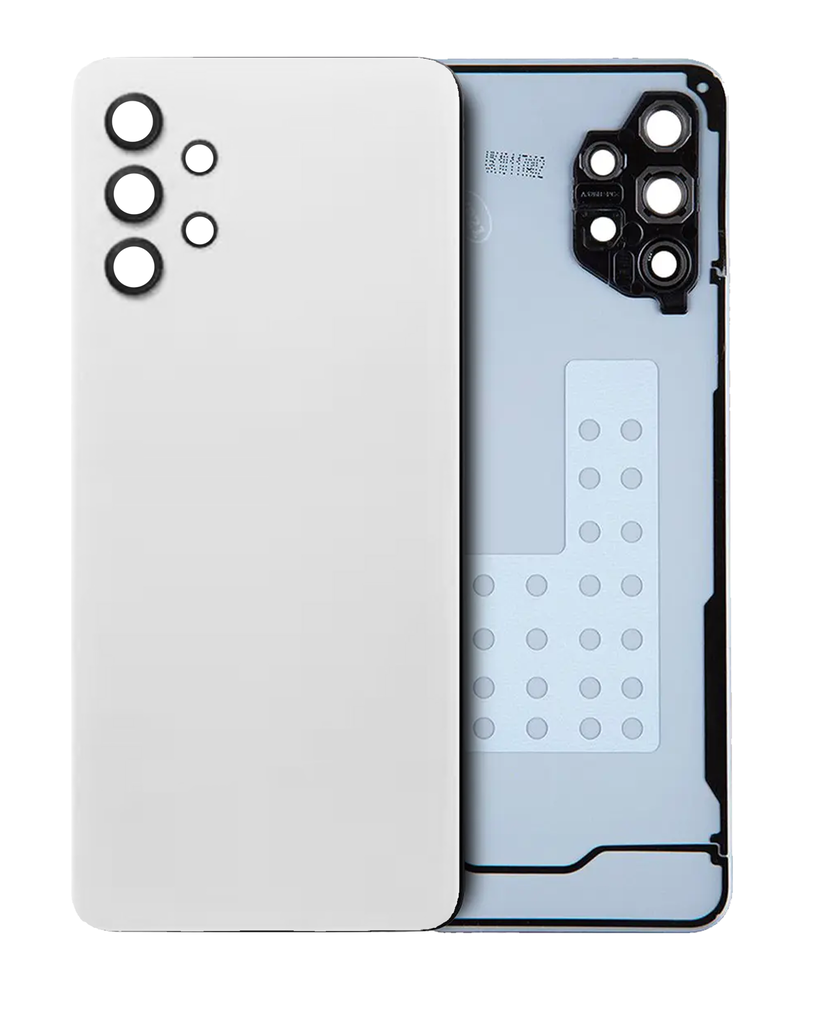 Back Cover Glass With Camera Lens For Samsung Galaxy A32 5G (A326 / 2021) (No Logo) (Awesome White)