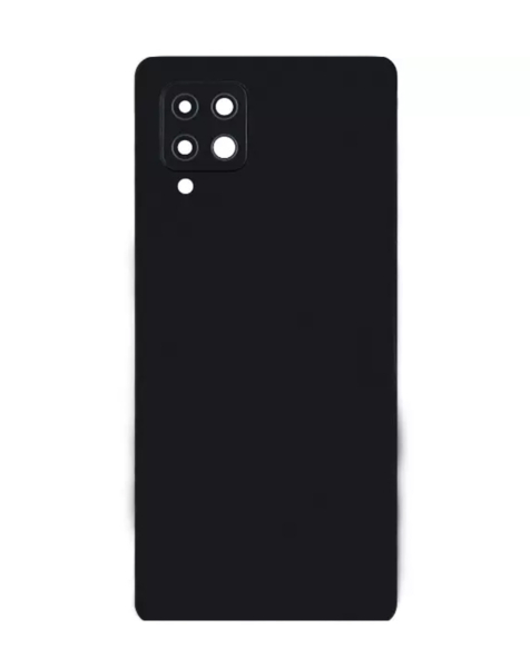 Back Cover Glass With Camera Lens For Samsung Galaxy A42 5G (A426 / 2020) (No Logo) (Prism Black)