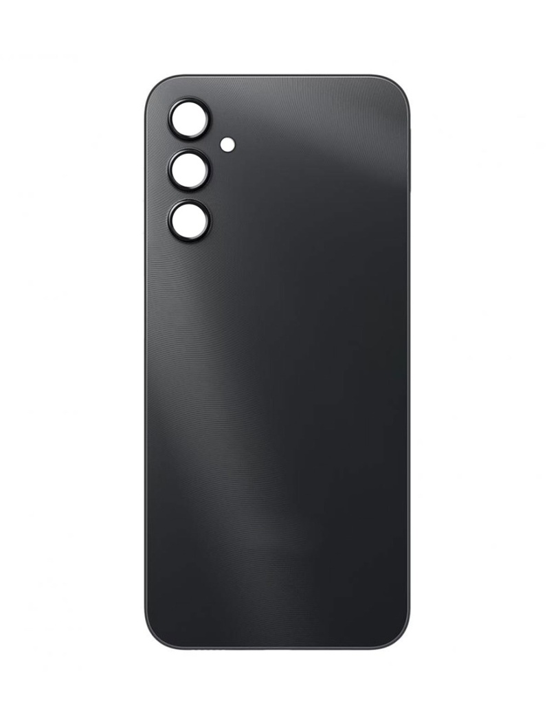 Back Cover Glass With Camera Lens and Adhesive For Samsung Galaxy A14 5G (A146 / 2023) (No Logo) (Black)