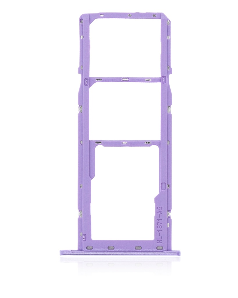 Dual Sim Card Tray For Samsung Galaxy A01 (A015 / 2020) (Purple) (Premium)