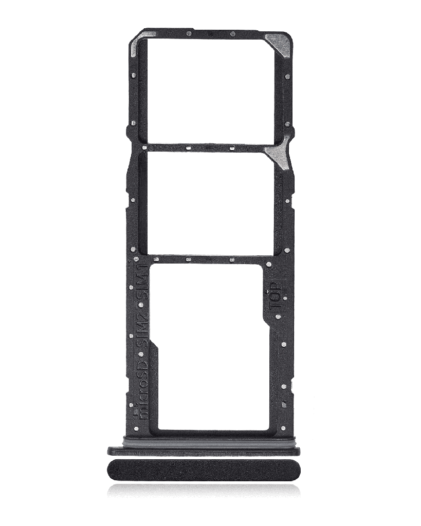 Dual Sim Card Tray For Samsung Galaxy A03 Core (A032 / 2021) (Black) (Premium)