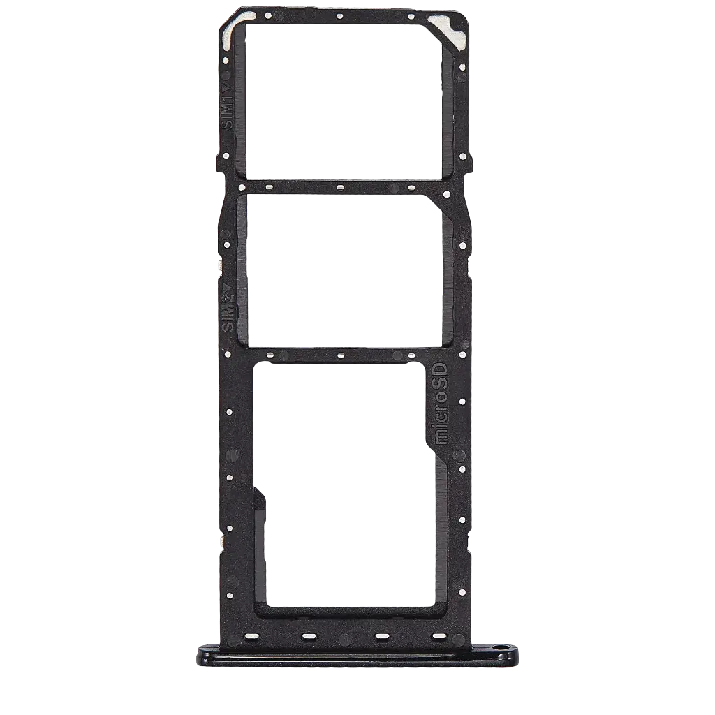 Dual Sim Card Tray For Samsung Galaxy A04E (A042 / 2022) (Black) (Premium)
