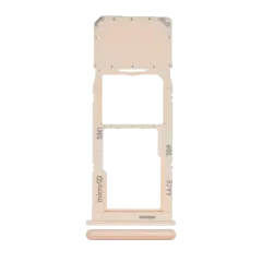 Dual Sim Card Tray For Samsung Galaxy A13 (A135 / 2022) (Peach) (Premium)