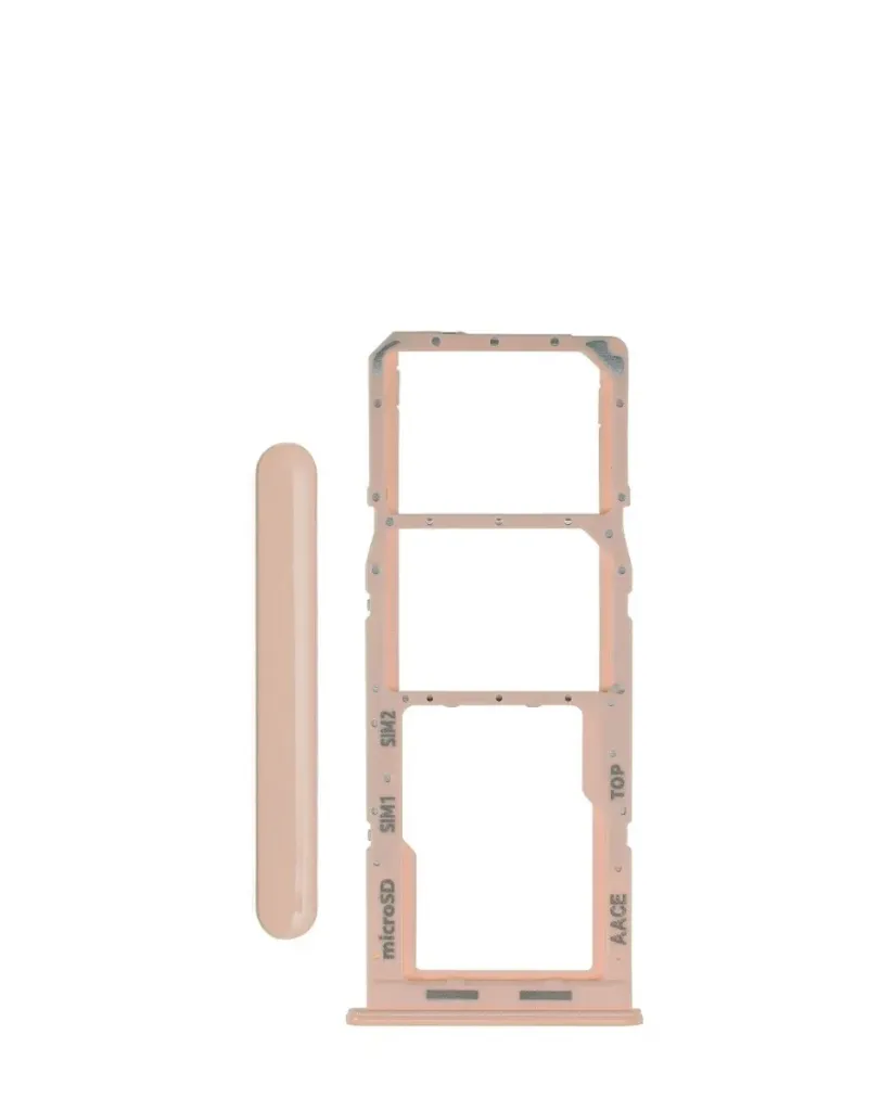 Dual Sim Card Tray For Samsung Galaxy A13 (A135 / 2022) (Peach) (Premium)