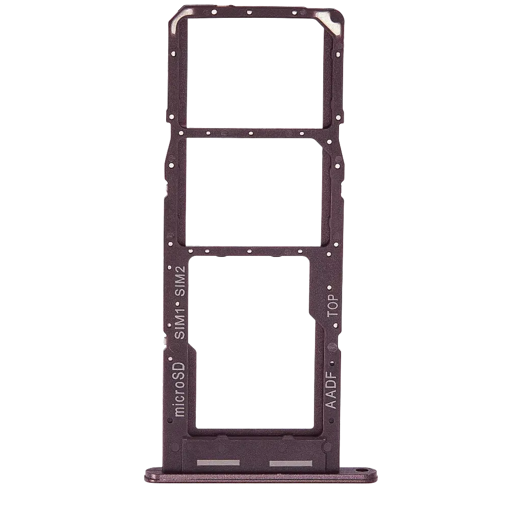 Dual Sim Card Tray For Samsung Galaxy A14 5G (A146F / 2023) (Dark Red) (Premium)