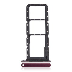 Dual Sim Card Tray For Samsung Galaxy A14 5G (A146P / R / 2023) (Dark Red) (Premium)