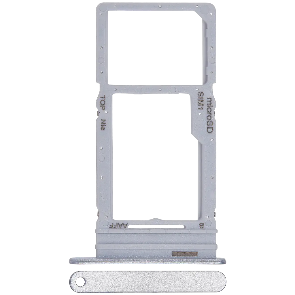 Dual Sim Card Tray For Samsung Galaxy A16 5G (A166 / 2024) (Premium) (Light Gray)