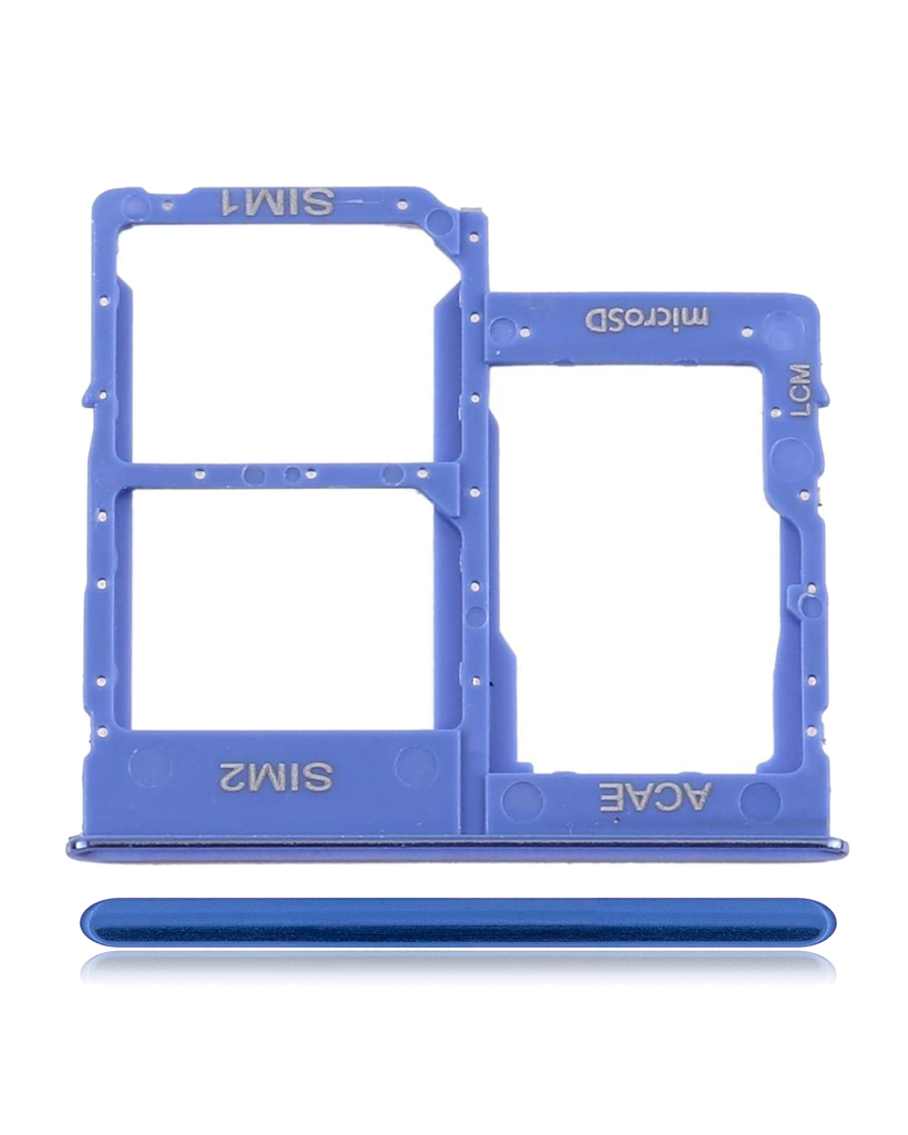 Dual Sim Card Tray For Samsung Galaxy A31 (A315 / 2020) (Prism Crush Blue) (Premium)
