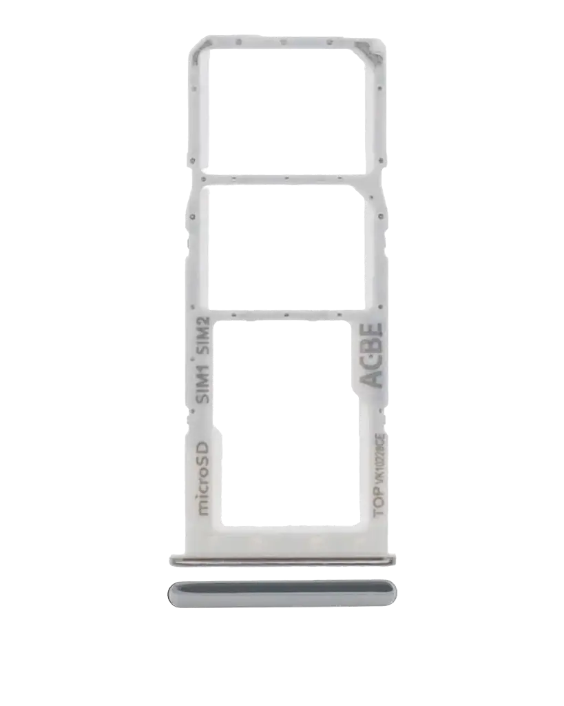Dual Sim Card Tray For Samsung Galaxy A32 (A325 / 2021) (Awesome White) (Premium)