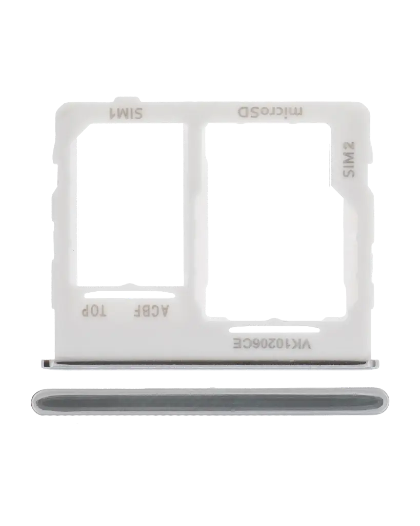 Dual Sim Card Tray For Samsung Galaxy A32 5G (A326 / 2021) (Awesome White) (Premium)