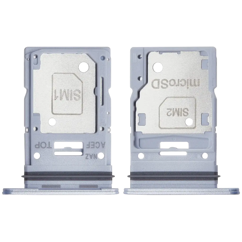 Dual Sim Card Tray For Samsung Galaxy A35 (A356 / 2024) (Premium) (Iceblue)