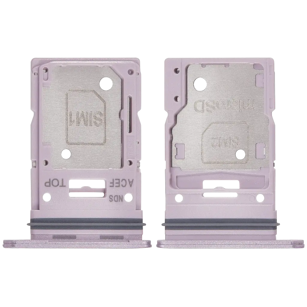 Dual Sim Card Tray For Samsung Galaxy A35 (A356 / 2024) (Premium) (Lilac)