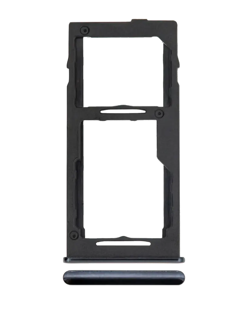 Dual Sim Card Tray For Samsung Galaxy A42 5G (A426 / 2020) (Prism Dot Black) (Premium)