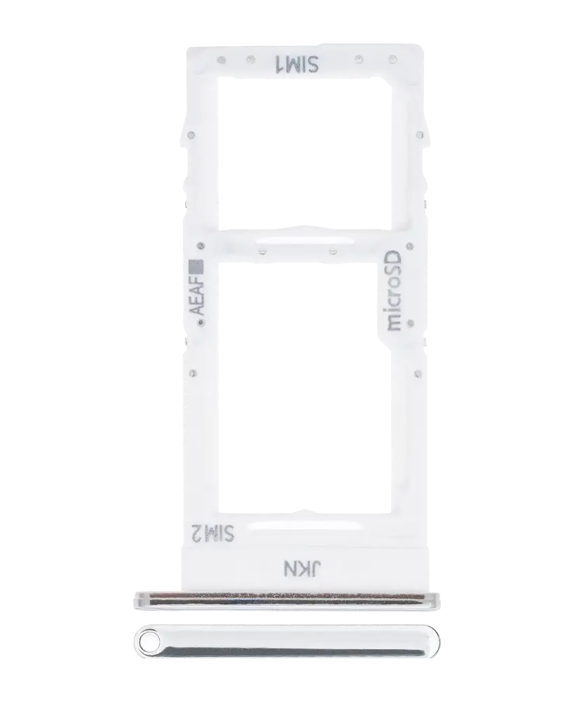 Dual Sim Card Tray For Samsung Galaxy A51 5G (A516 / 2020) (Prism Cube White)