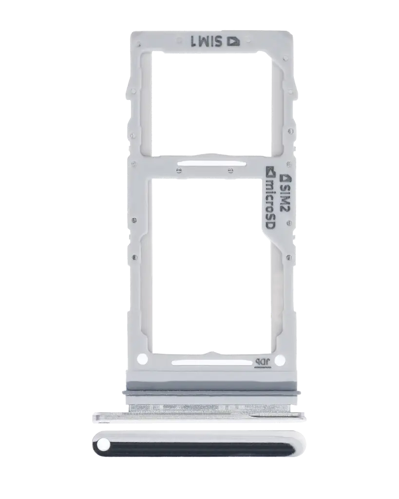 Dual Sim Card Tray For Samsung Galaxy A71 5G (A716 / 2020) (Prism Cube Silver) (Premium)