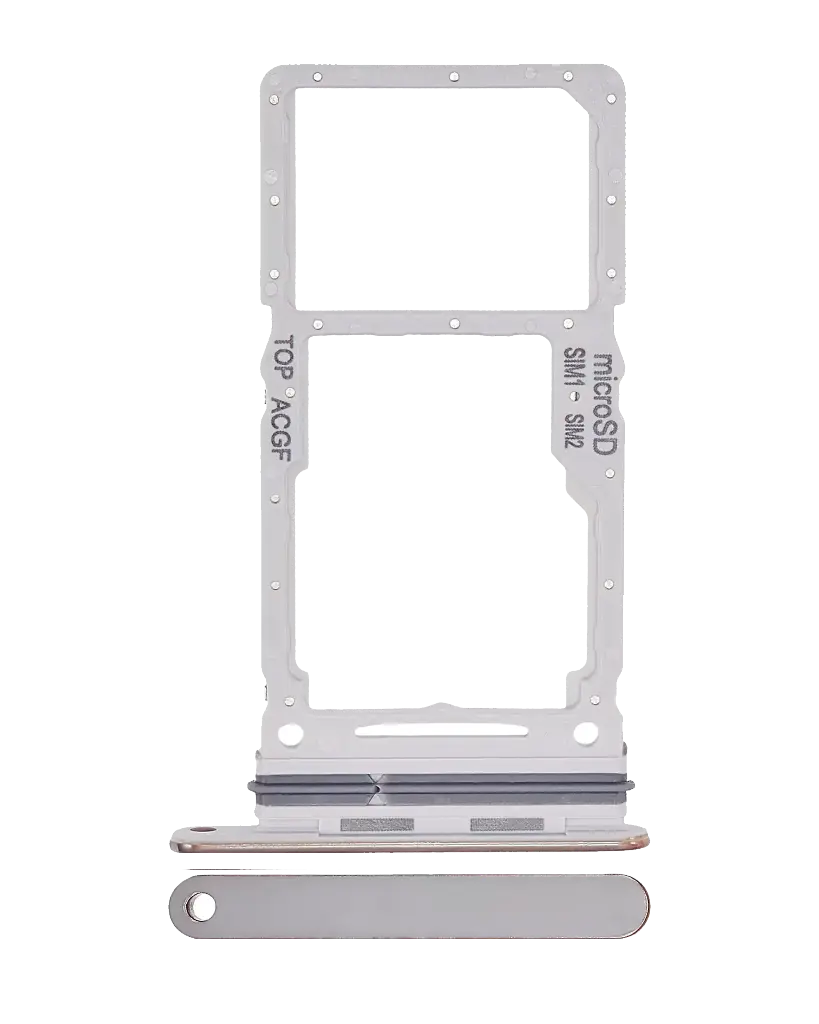 Dual Sim Card Tray For Samsung Galaxy A73 5G (A736 / 2022) (White) (Premium)