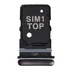 Dual Sim Card Tray For Samsung Galaxy A80 (A805 / 2019) (Phantom Black) (Premium)