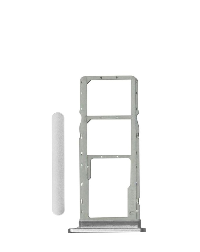 Dual Sim Card Tray For Samsung Galaxy A05S (A057 / 2023) (SILVER) (Premium)