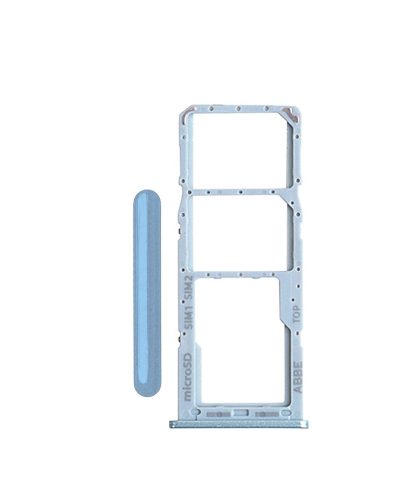 Dual Sim Card Tray For Samsung Galaxy A22 4G (A225 / 2021) (BLUE) (Premium)
