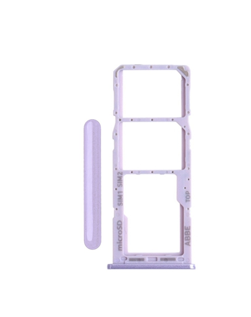 Dual Sim Card Tray For Samsung Galaxy A22 4G (A225 / 2021) (VIOLET) (Premium)