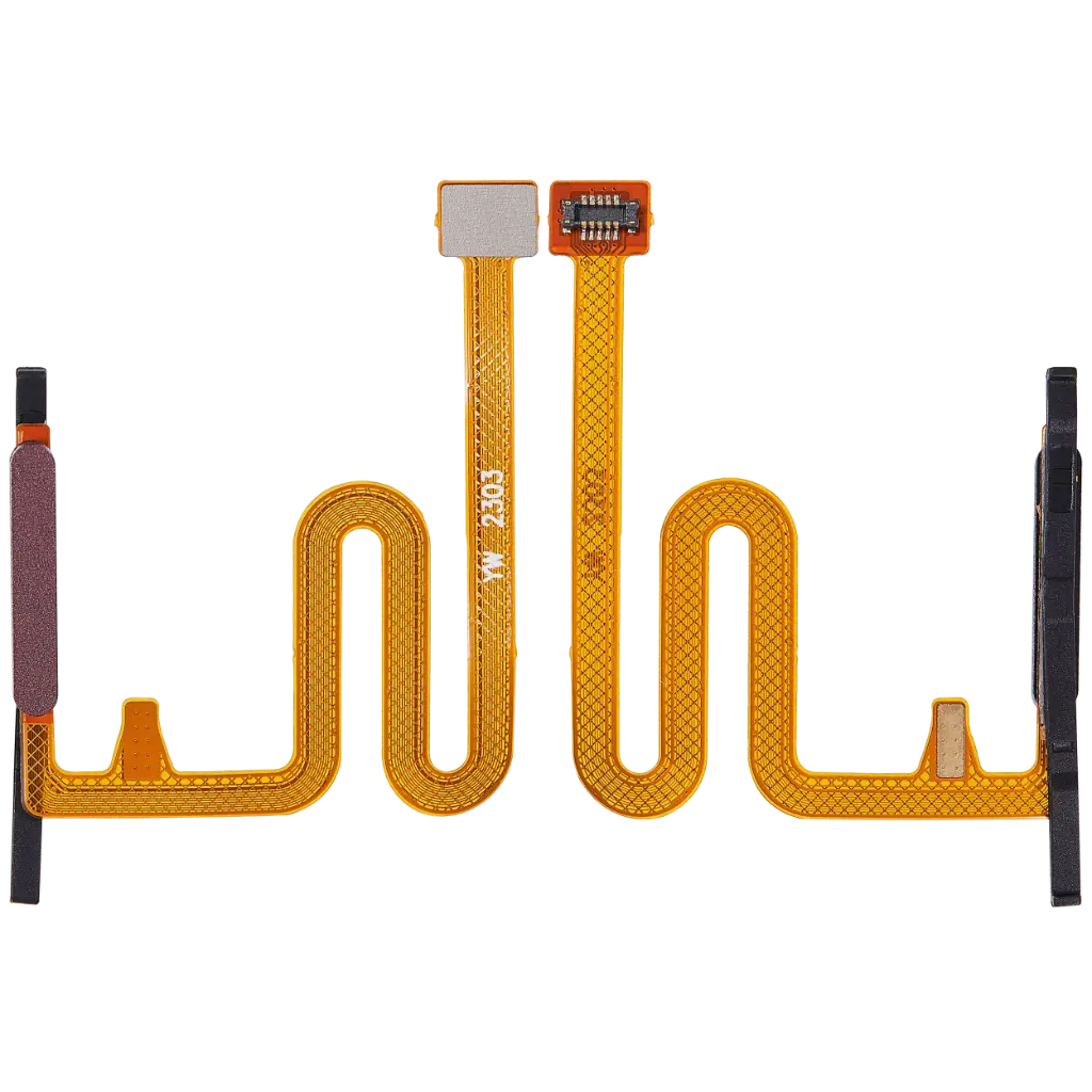 Fingerprint Reader With Flex Cable For Samsung Galaxy A14 (A145B / 2023) (Dark Red) (Premium)