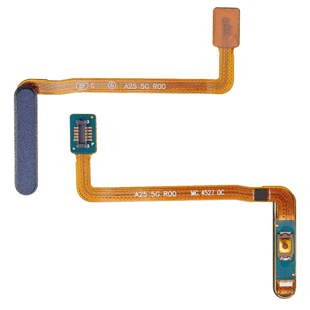 Fingerprint Reader With Flex Cable For Samsung Galaxy A25 5G (A256 / 2023) (Premium) (Brave Black)