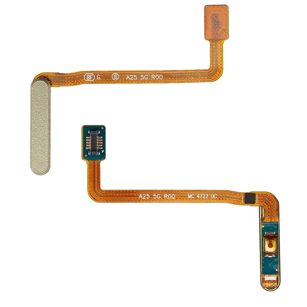Fingerprint Reader With Flex Cable For Samsung Galaxy A25 5G (A256 / 2023) (Premium) (Personality Yellow)