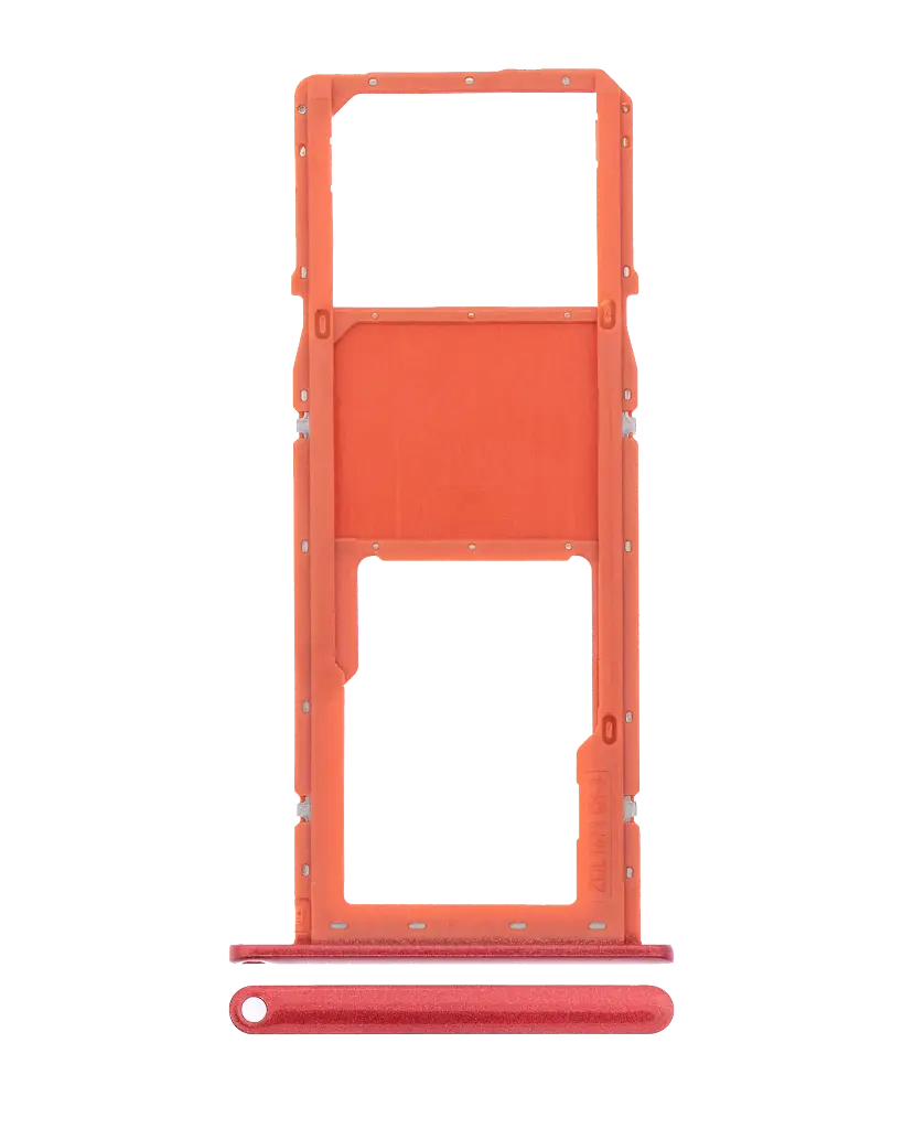 Single Sim Card Tray For Samsung Galaxy A11 (A115 / 2020) (Red) (Premium)