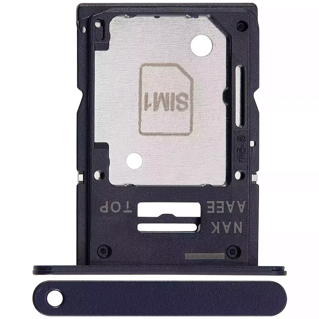 Single Sim Card Tray For Samsung Galaxy A15 (A155 / 2023) (Brave Black) (Premium)