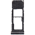 Single Sim Card Tray For Samsung Galaxy A23 5G (A236 / 2022) (Black) (Premium)
