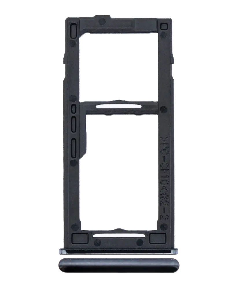 Single Sim Card Tray For Samsung Galaxy A42 5G (A426 / 2020) (Prism Dot Black) (Premium)