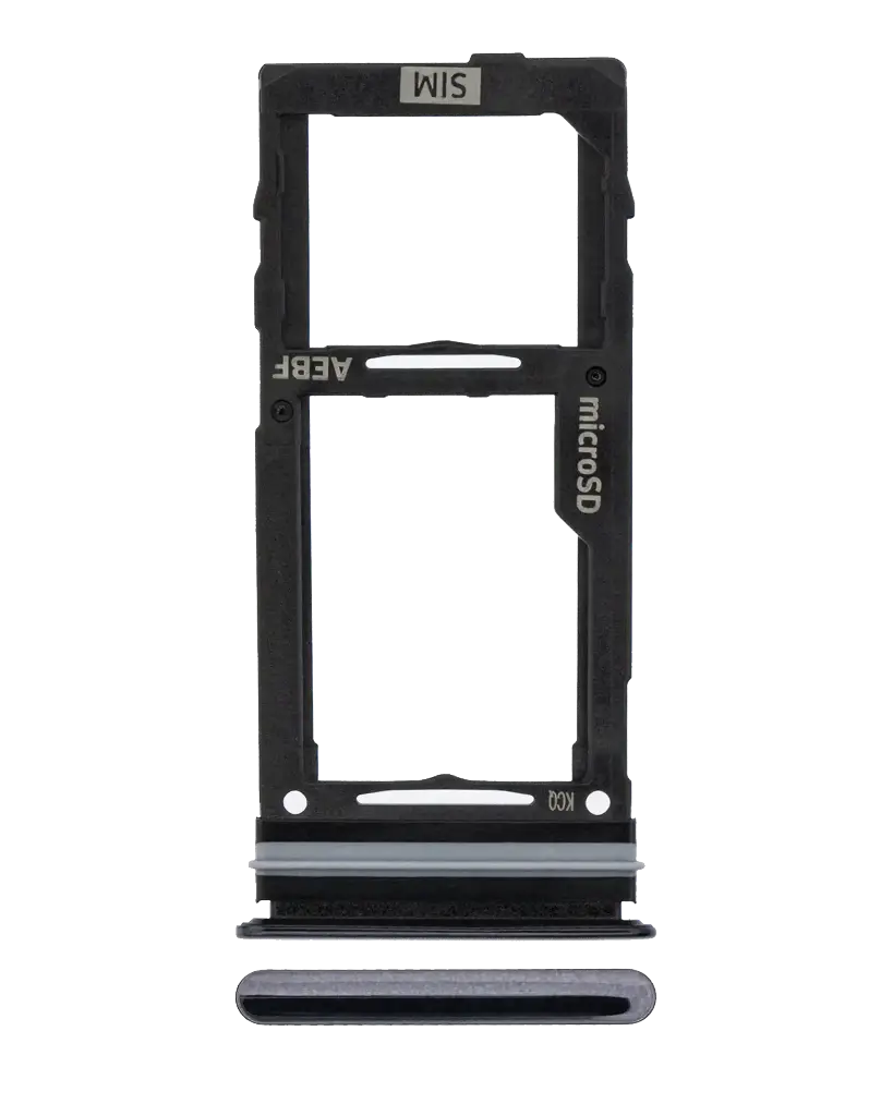 Single Sim Card Tray For Samsung Galaxy A52 4G (A525 / 2021) / 5G (A526 / 2021) A52S 5G (A528 / 2021) (Awesome Black) (Premium)