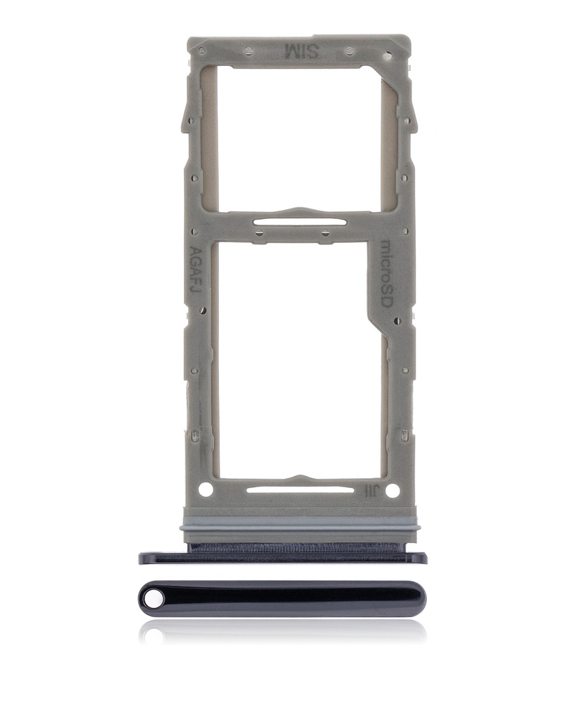 Single Sim Card Tray For Samsung Galaxy A71 5G (A716 / 2020) (Prism Cube Black)
