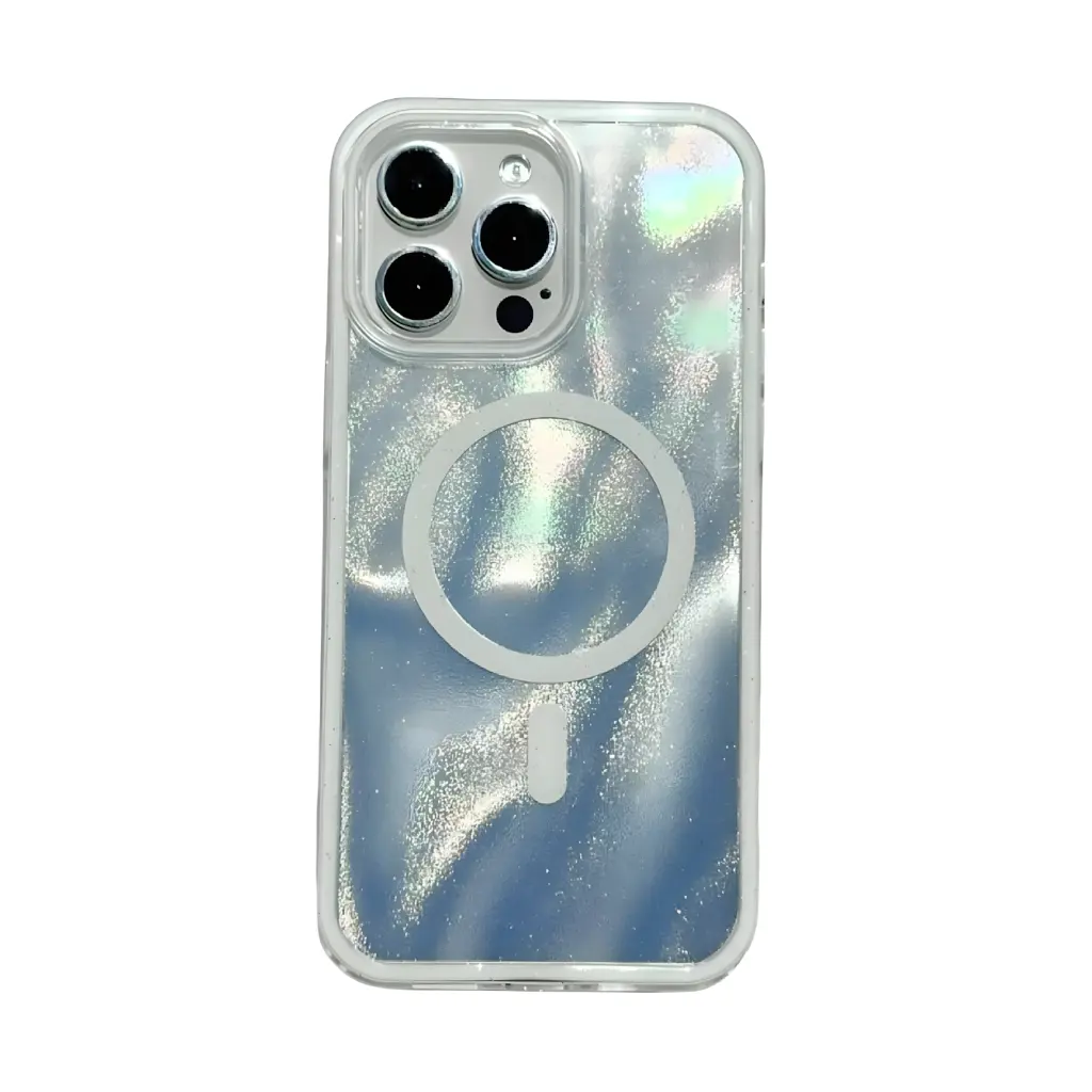 New MoonStone Case with Magsafe for for iPhone 15 - White