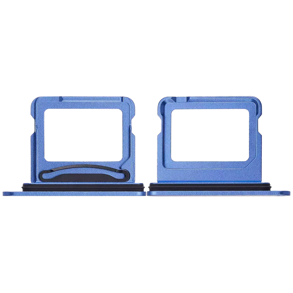 Dual Sim Card Tray For iPhone 16 / 16 Plus (Ultramarine) (Premium)