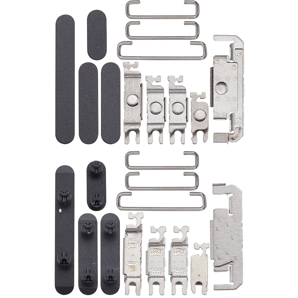 Hard Buttons (Power / Volume / Switch) For iPhone 16 / 16 Plus (Black) (Premium)