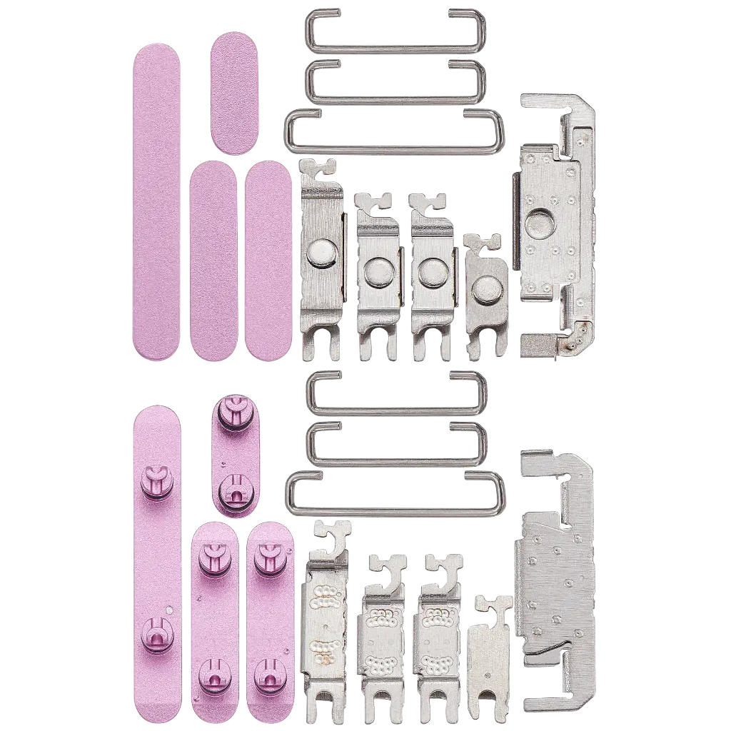Hard Buttons (Power / Volume / Switch) For iPhone 16 / 16 Plus (Pink) (Premium)